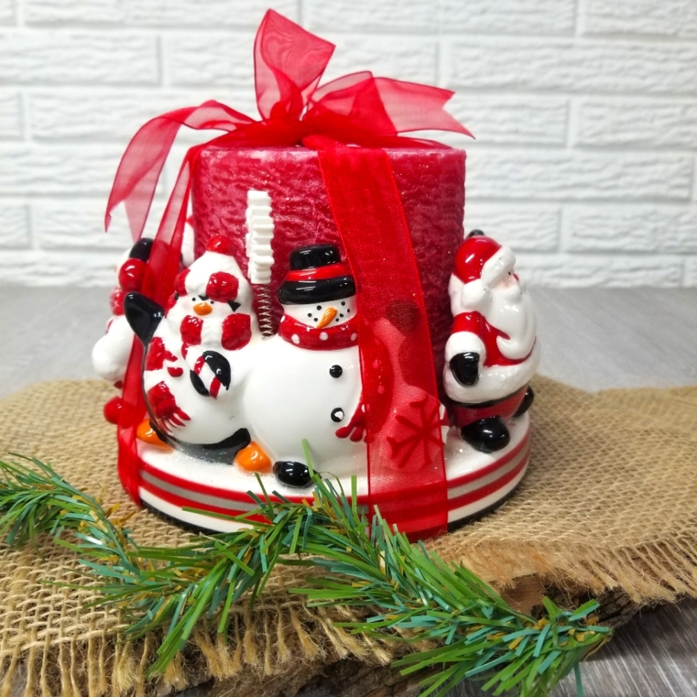 Holiday Candle Decor